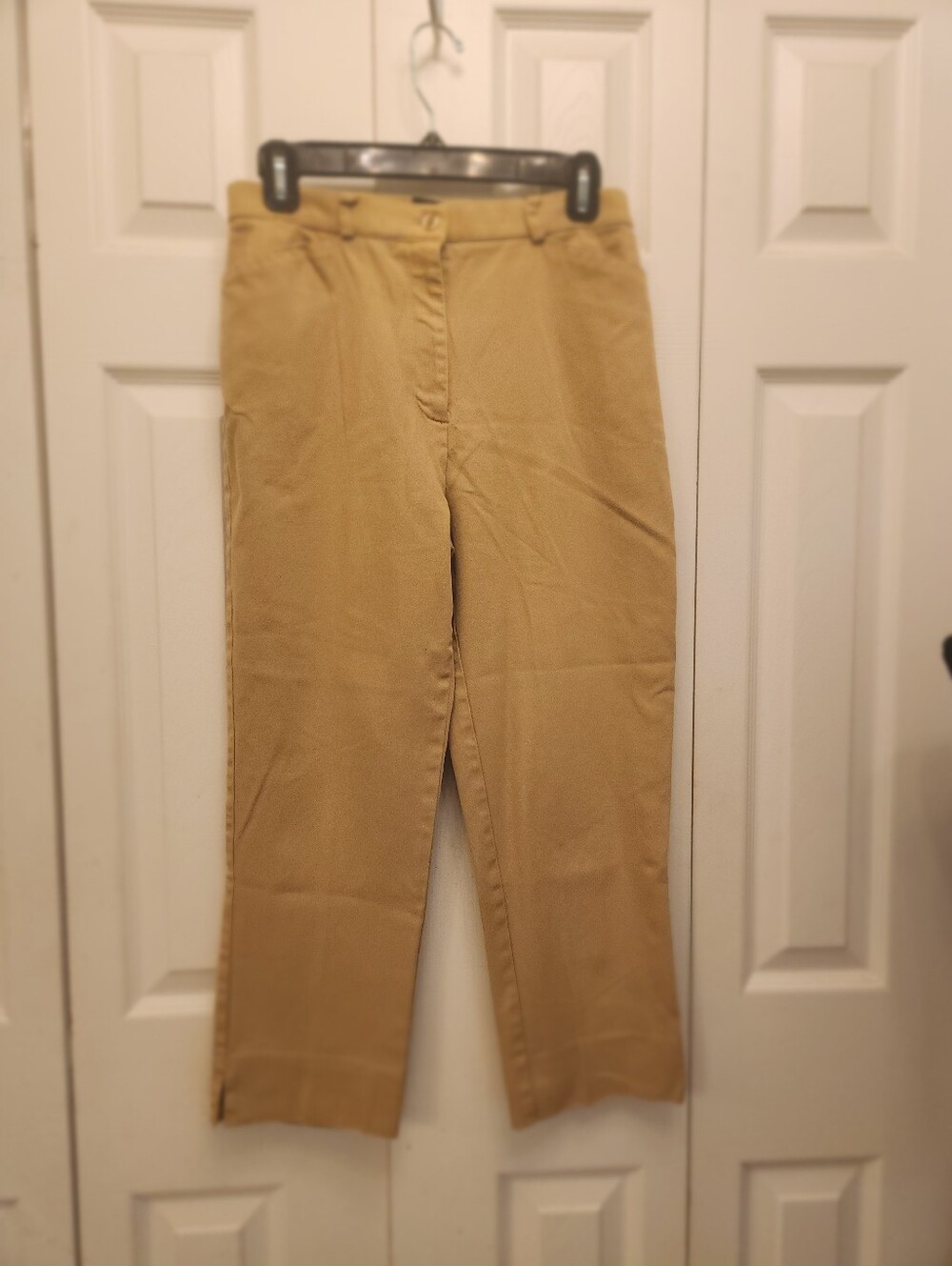Tribal Womens Classic Straight Khaki Pants